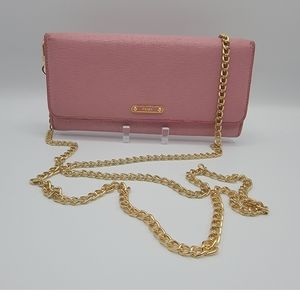 Fendi Pink Crossbody Bag with Gold Chain
